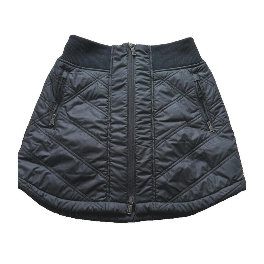 PrAna Black Skirt Elsa Quilted Fleece Lined Size: XS